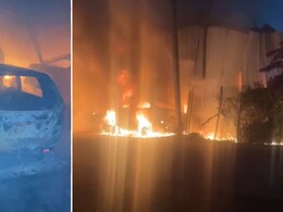 Mahakal Car Garage Fire: महाकाल ऑटोमोबाइल जेल कार गैरेज में लगी भीषण आग, 7 कार जलकर खाक&nbsp;