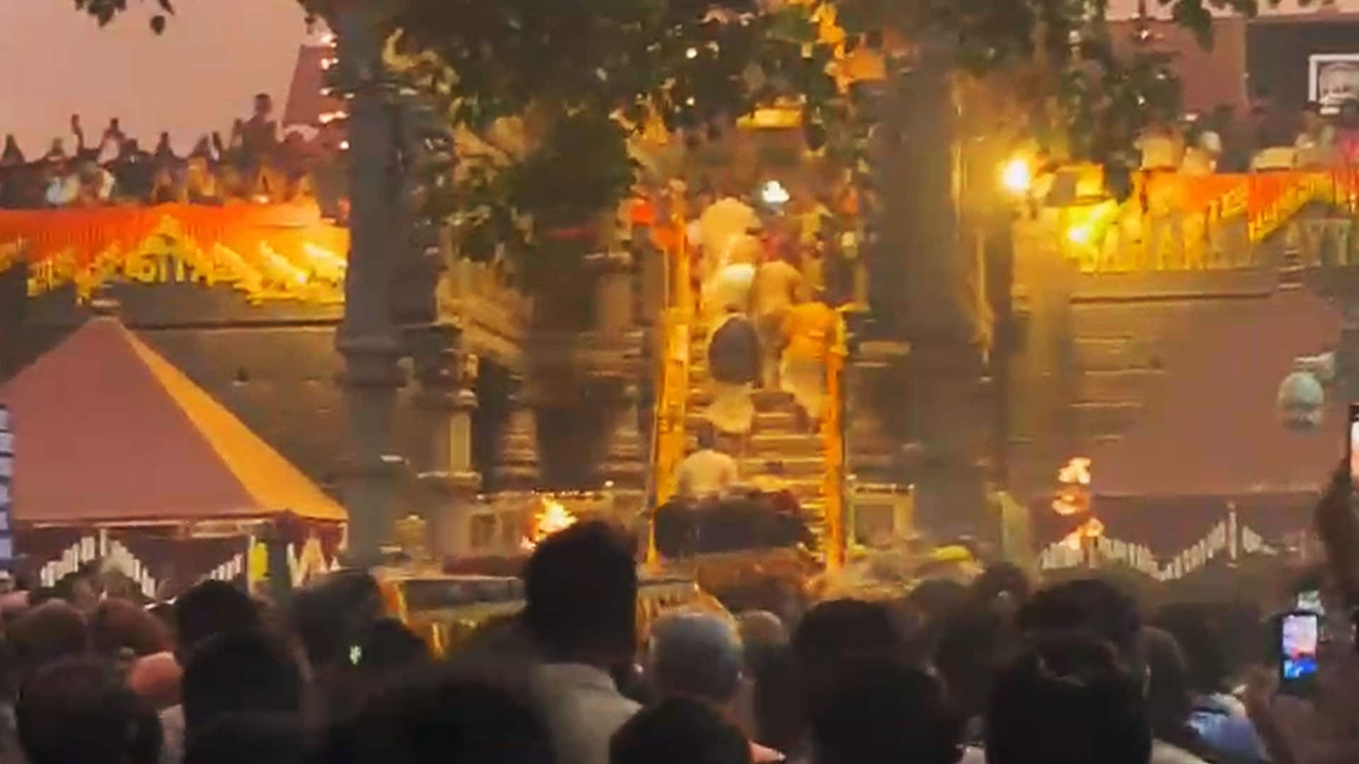 Makara Jyoti Lights Up Sabarimala Amid Sea Of Devotees