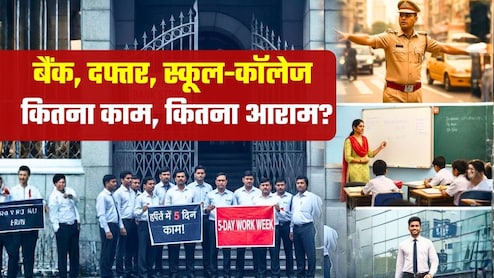 Bank Strike Today: बैंक कर्मी मांग रहे पांच दिन काम दो दिन आराम, लेकिन बाकी सरकारी दफ्तरों में क्या हैं नियम?