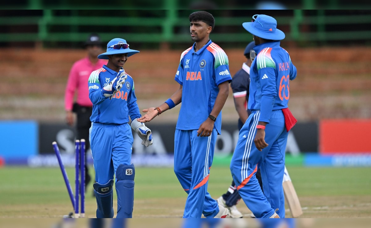 India vs New Zealand LIVE Score Updates, U19 World Cup 2026: India Pacer Scalps 3rd Wicket; 4-Down NZs Misery Continues After Rain Delay
