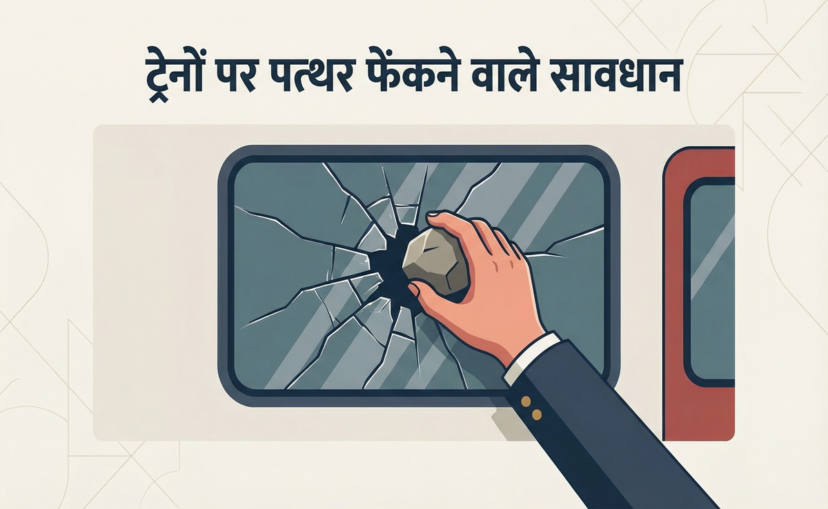 Indian Railways: ट्रेन पर पत्थर फेंका तो खैर नहीं; रेलवे की जीरो टॉलरेंस पॉलिसी से 1698 केस दर्ज, 665 अरेस्ट