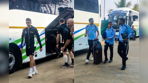 IND vs NZ 2nd T20: रायपुर पहुंचीं भारत और न्यूजीलैंड की टीमें, कल खेला जाएगा दूसरा मुकाबला