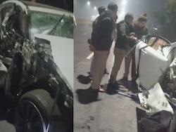 Woman, 19, Killed As Speeding Jaguar Crashes While Overtaking Truck In Noida
