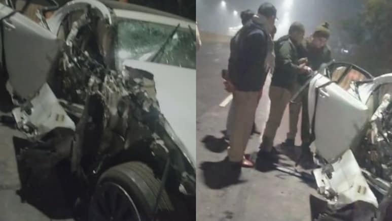 Woman, 19, Killed As Speeding Jaguar Crashes While Overtaking Truck In Noida