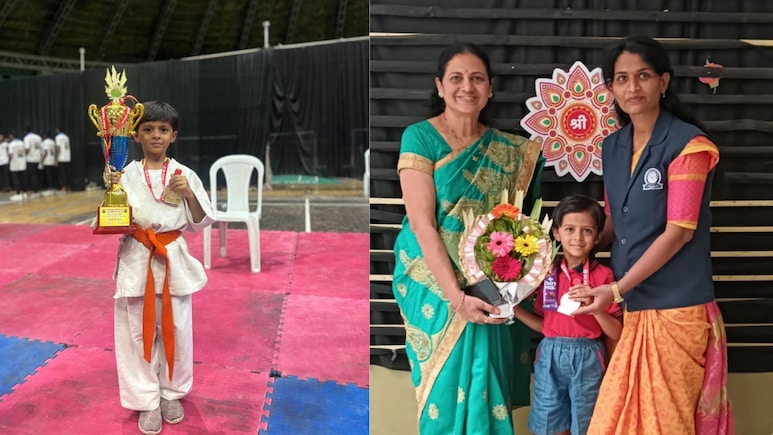 Greta Karpe: सांगलीच्या ग्रेटाचा राज्यात डंका! राज्यस्तरीय शस्त्रांग मार्शल आर्ट्स स्पर्धेत पटकावलं सुवर्णपदक