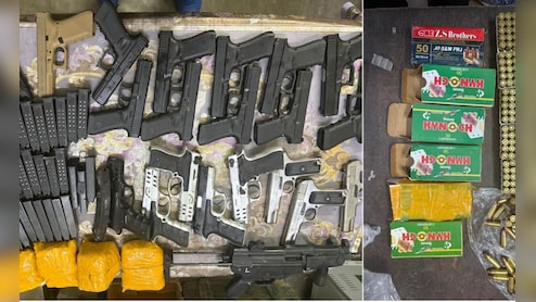 फाजिल्का भारत-पाक बॉर्डर पर फायरिंग, पाकिस्तान से आया हथियार का जखीरा और ड्रग्स की बड़ी खेप जब्त