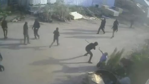 Video Shows Israeli Settlers Beating 64-Year-Old Palestinian Man In West Bank