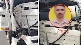दिल्ली-मुंबई एक्सप्रेस पर हादसा, CISF जवानों का ट्रक कंटेनर से टकाराया; एक जवान घायल