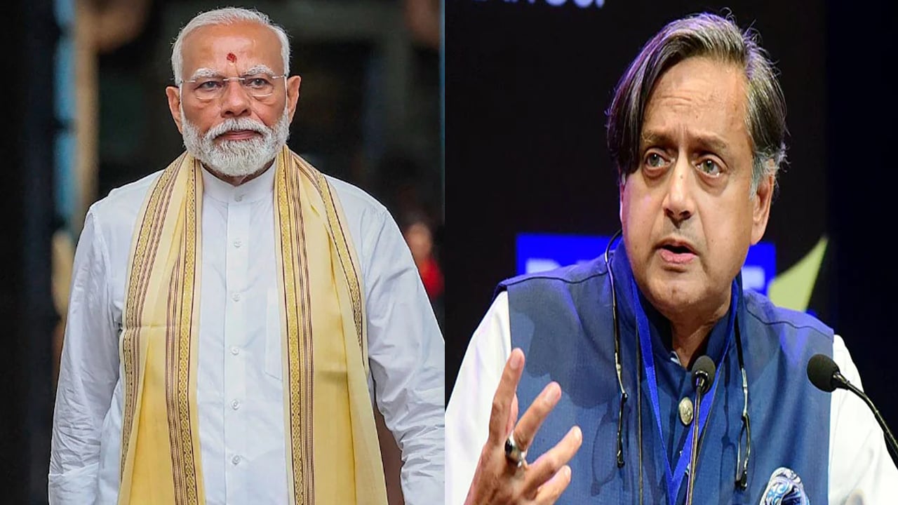 Congress MP Shashi Tharoor Praises PM Modi