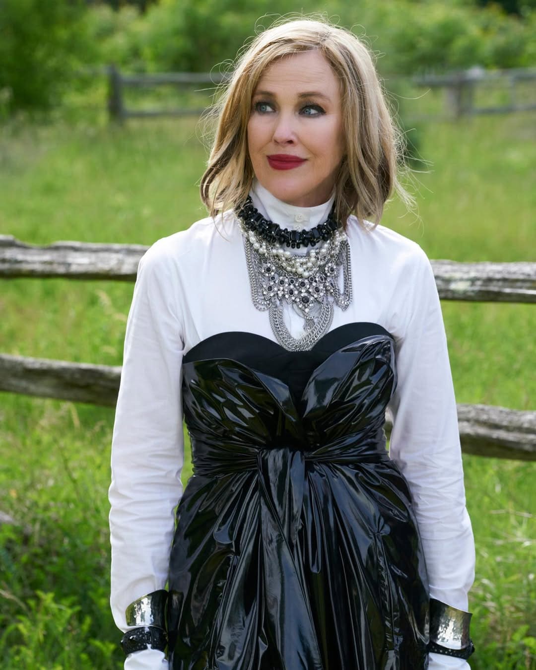 Moira Rose an a garbage bag Moira Rose an a garbage bag