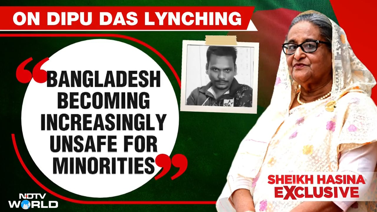 Sheikh Hasina Exclusive | 'Barbaric Killing', Sheikh Hasina Slams Yunus Govt Over Deepu Das Lynching