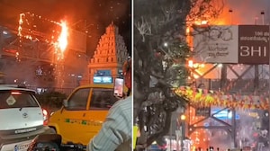 Fire Breaks Out Near The Iconic ISKCON Temple Skywalk In Bengaluru