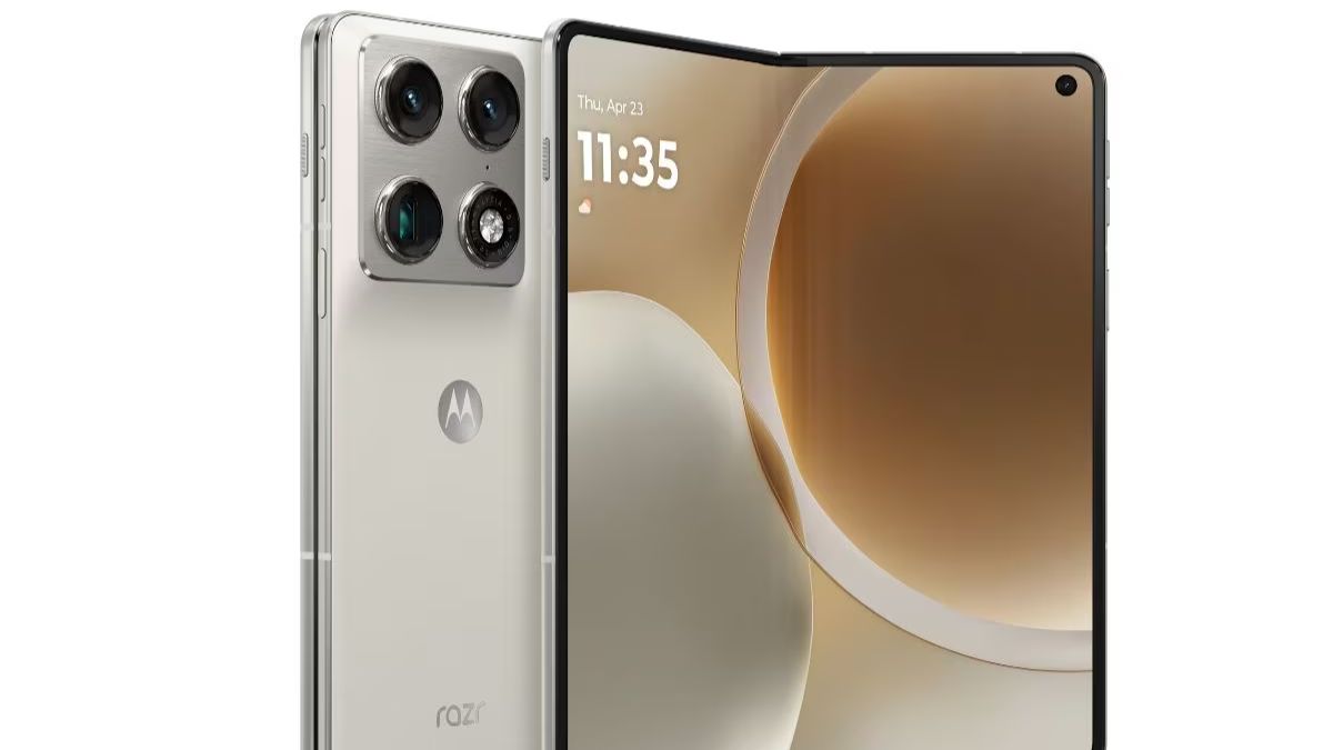 Motorola Razr Fold फोल्डेबल फोन लाँच;मोठा 2K स्क्रीन, स्मार्ट AI तंत्रज्ञानाचा समावेश