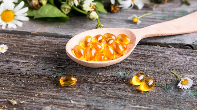 Vitamin E is a fat-soluble vitamin that is absorbed in the body when combined with a fat source