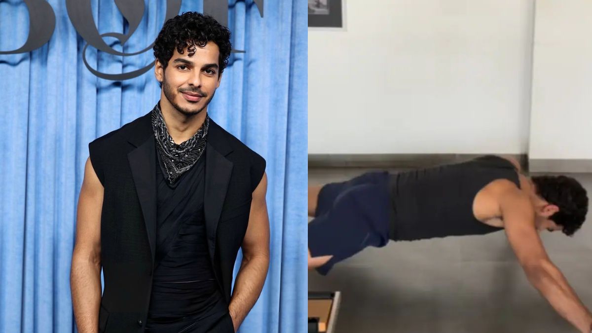 Ishaan Khattar 'Kills' It With Slider Planks. Watch Video