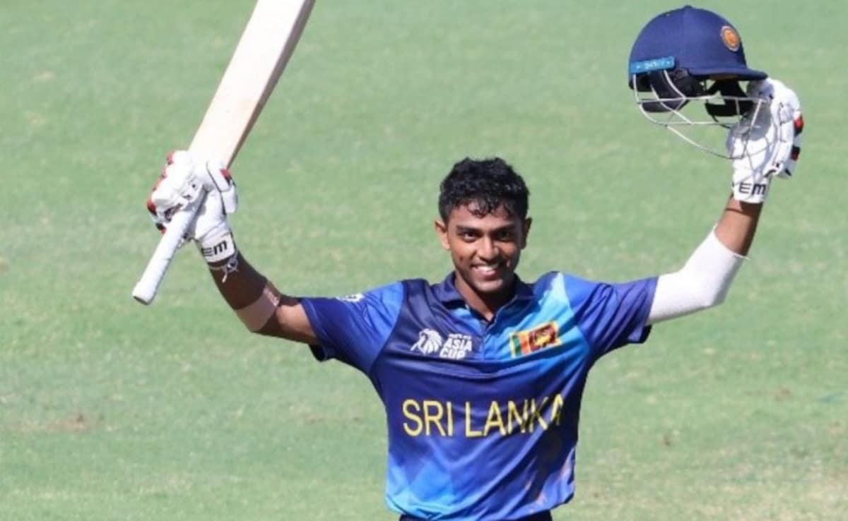 Sri Lanka Announce Squad For ICC Under-19 Mens Cricket World Cup