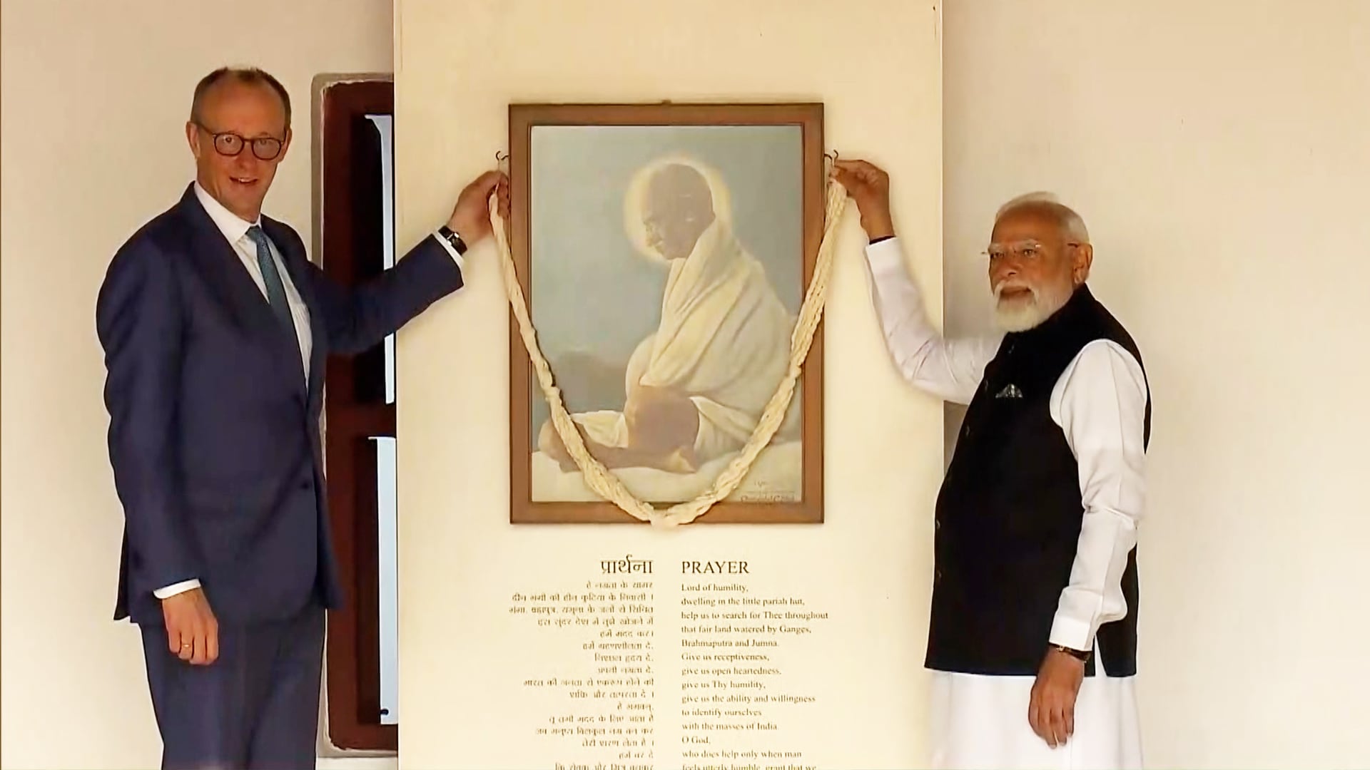 PM Modi, German Chancellor Friedrich Merz Visit Sabarmati Ashram As Strategic Talks Begin