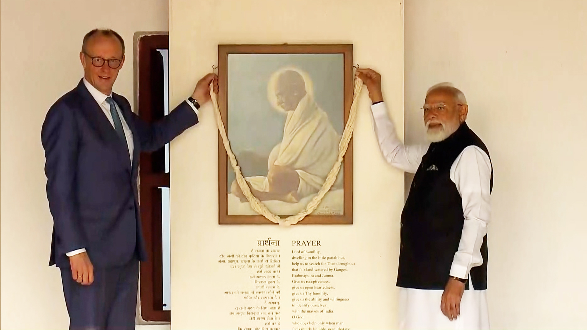 PM Modi, German Chancellor Friedrich Merz Visit Sabarmati Ashram As Strategic Talks Begin