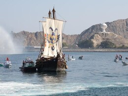 INSV Kaundinya Reaches Oman After 17-Day Maiden Voyage