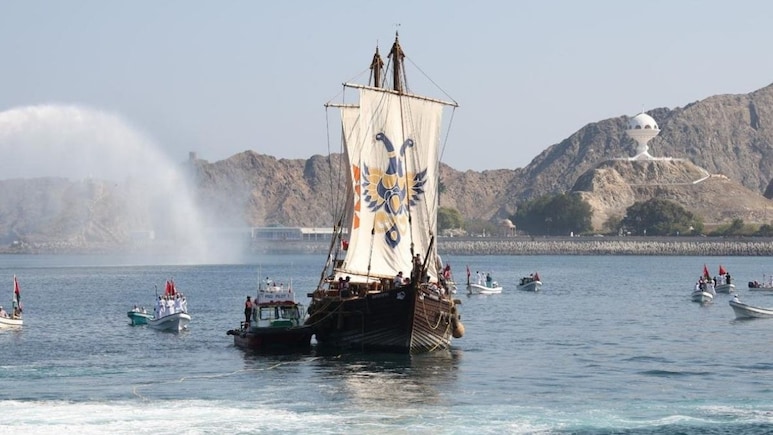 INSV Kaundinya Reaches Oman After 17-Day Maiden Voyage