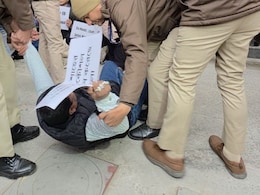 From 'Peaceful' To Screams, Trinamool MPs Protest Outside Amit Shah Office