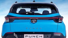 Tata Punch Facelift Pure Plus Variant Spotted At Dealership Yard