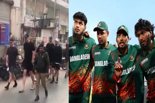 बांग्लादेश सुरक्षा की मांग कर रहा है और न्यूजीलैंड के खिलाड़ी वडोदरा में सड़कों पर घूम रहे हैं