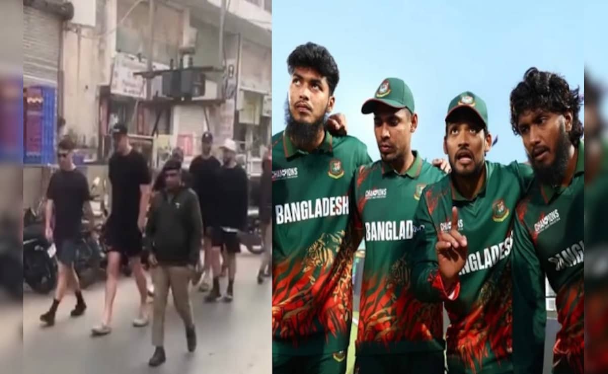 बांग्लादेश सुरक्षा की मांग कर रहा है और न्यूजीलैंड के खिलाड़ी वडोदरा में सड़कों पर घूम रहे हैं