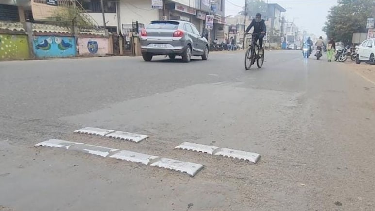 Newly Installed Speed Breakers Worth Rs 8 Lakh Stolen In Madhya Pradesh