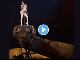 Trending Video: 30 मीटर लांब सापावर चढली अन् भन्नाट नाचली, प्रसिद्ध गायिकेसाठी खर्च केले तब्बल 200 कोटी