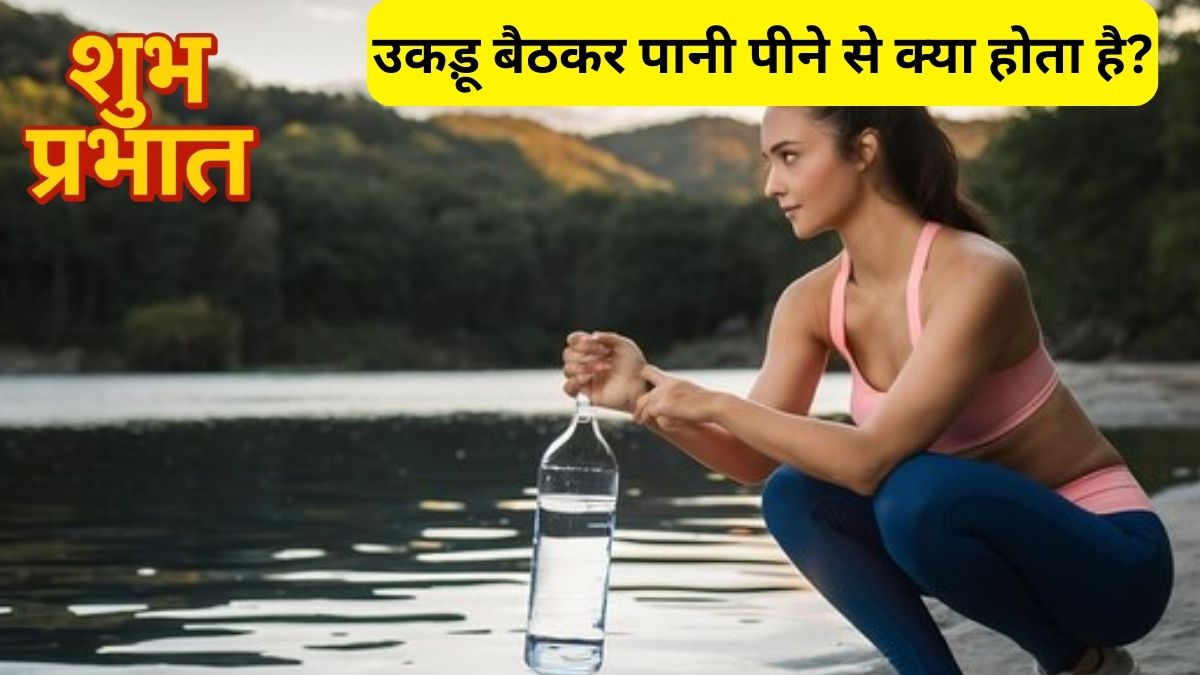 सुबह उकड़ू बैठकर पानी पीने के क्या फायदे हैं? डॉक्टर से जानिए