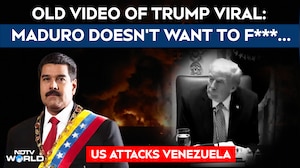 Old Video Of Donald Trump Viral As US Strikes Venezuela: Maduro Doesn't Want To F***...