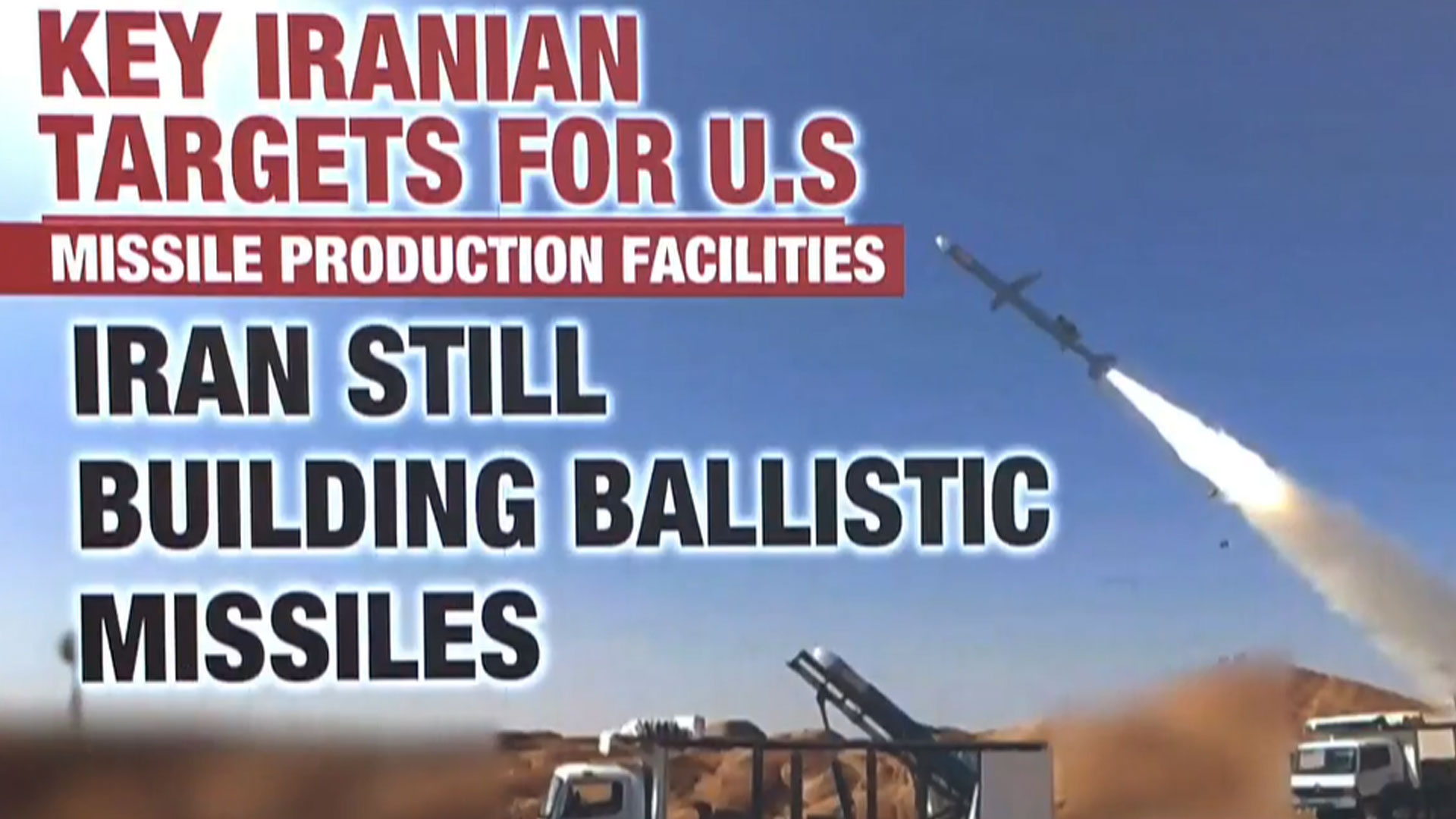 Ballistic Missile Facilities Among Top US Targets In Iran