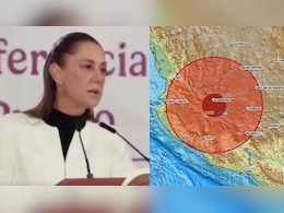 राष्ट्रपति कर रही थीं प्रेस कॉन्फ्रेंस, अचानक डोलने लगी धरती... देखें 6.5 तीव्रता के भूकंप ने कैसे मचाई अफरा-तफरी