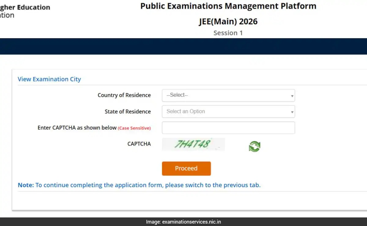 JEE Main 2026 Session 1 City Slip OUT: Download Link Here, Paper 1 From January 21