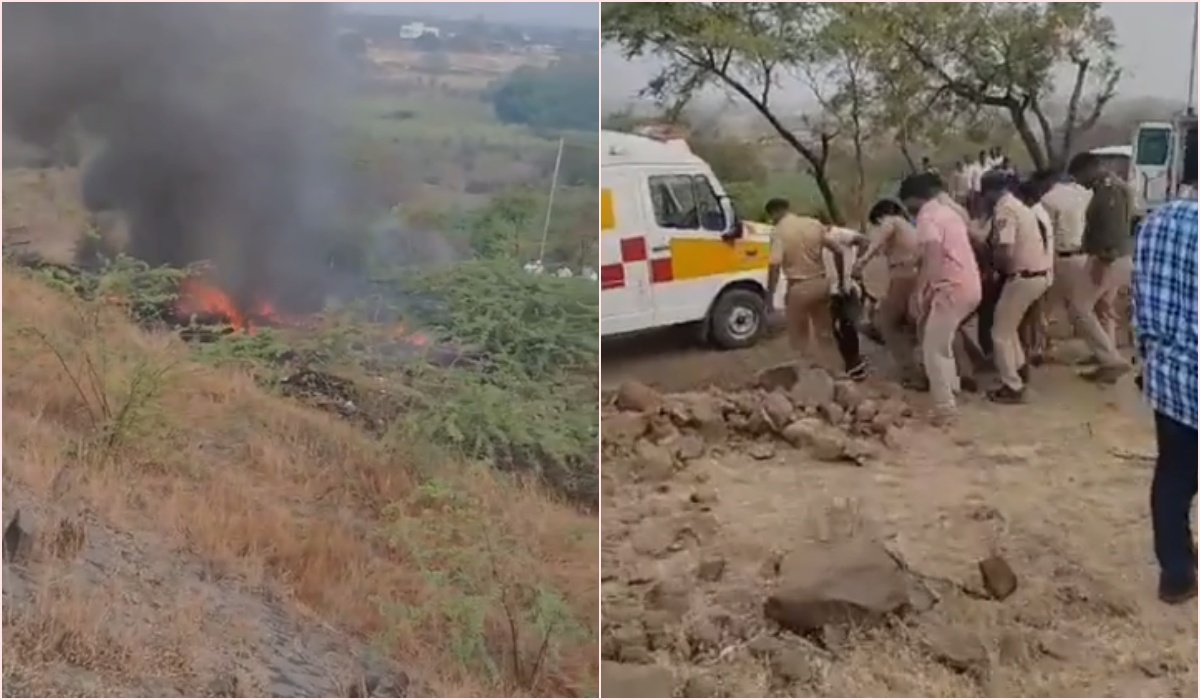 Ajit Pawar Plane Accident LIVE: इमरजेंसी लैंडिंग के साथ अजित पवार के प्लेन में लगी आग, टुकड़ों में बिखर गया