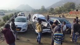 Rajasthan: नए साल पर राजसमंद में कोहरे का कहर,आपस में भिड़ीं 6 गाड़ियां, 7 घायल, 2 की हालत नाजुक