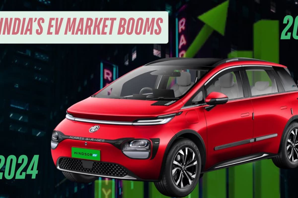 India's Electric Vehicle Sales Soar 77% in 2025, Driven by Tata, MG, and Mahindra