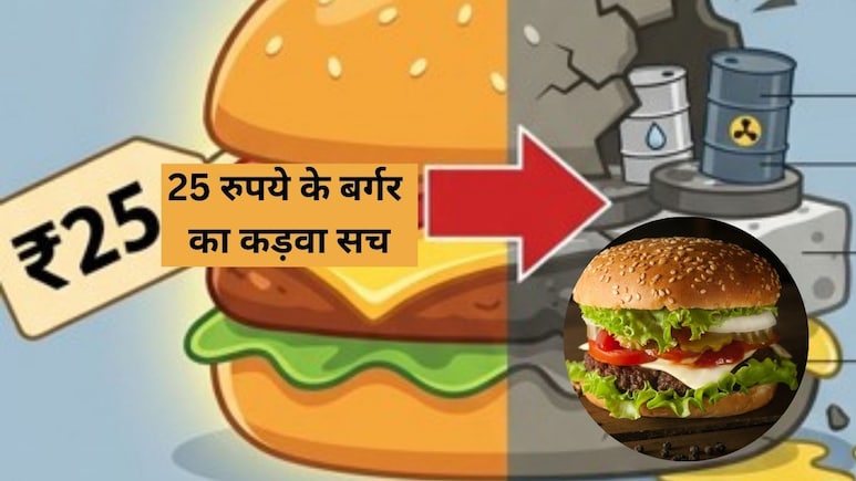 25 रुपये के बर्गर का कड़वा सच, असली स्वाद या सेहत से खिलवाड़? एक्सपर्ट ने बताई...