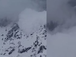 Video: Avalanche Hits Kishtwar Amid Heavy Snowfall, 2nd This Week In J&amp;K