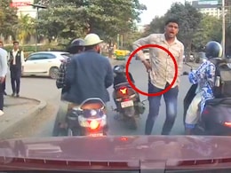 Video: Biker Pulls Out Knife, Threatens Car Driver In Bengaluru Road Rage