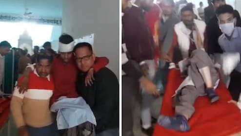 गणतंत्र दिवस कार्यक्रम से लौट रहे छात्रों से भरी पिकअप पलटी, 25 से ज्यादा बच्चे घायल