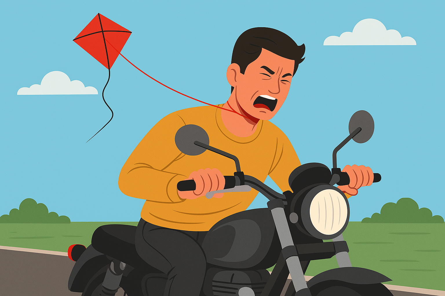 जिंदगी की डोर काट रहा पतंग का मांझा, इंदौर में बाइक सवार की गला कटने से मौत, हैदराबाद में कई घायल