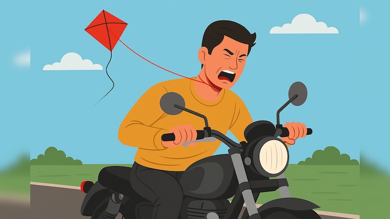 जिंदगी की डोर काट रहा पतंग का मांझा, इंदौर में बाइक सवार की गला कटने से मौत, हैदराबाद में कई घायल