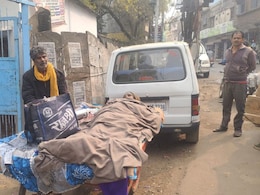 No Ambulance, Elderly Man Carries Wife On Cart In Madhya Pradesh; She Dies