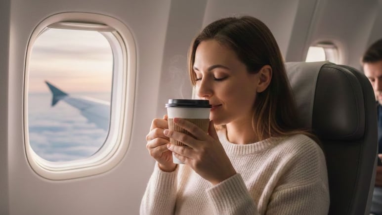 Why Drinking Coffee Or Tea On A Flight Is More Unsafe Than You Think, Doctor Explains