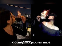 Why Images Of Iranian Women Lighting Cigarettes With Khamenei's Photo Are Going Viral