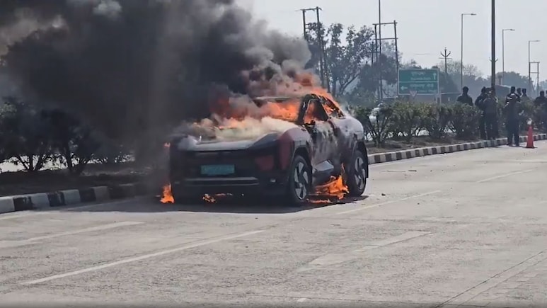 Mahindra BE 6 Electric SUV Catches Fire, Not For The Reason You Think: Video