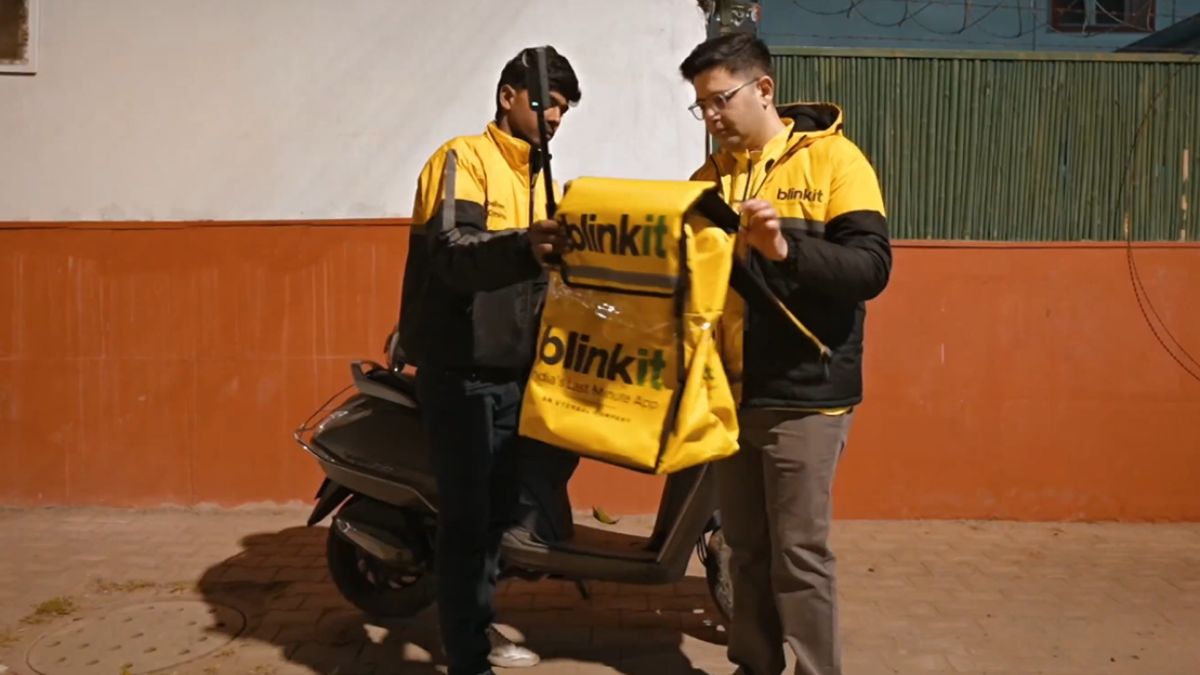 Raghav Chadha Turns Blinkit Rider Amid Row Over Gig Workers' Demands