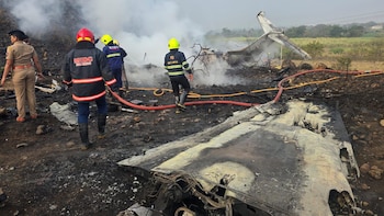 Ajit Pawar Plane Crash: Videos Emerge From Crash Site In Baramati — Watch